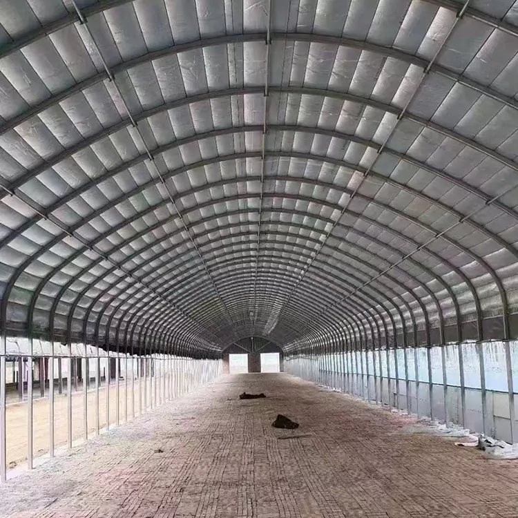 Horganyzott acél üvegházi cső